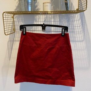 BANANA REPUBLIC RED SKIRT